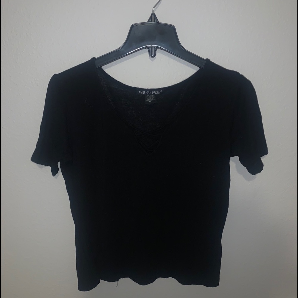 Black Crop Top